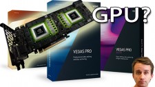 Ускорение GPU в видеоредакторе Sony Vegas - работает ли?